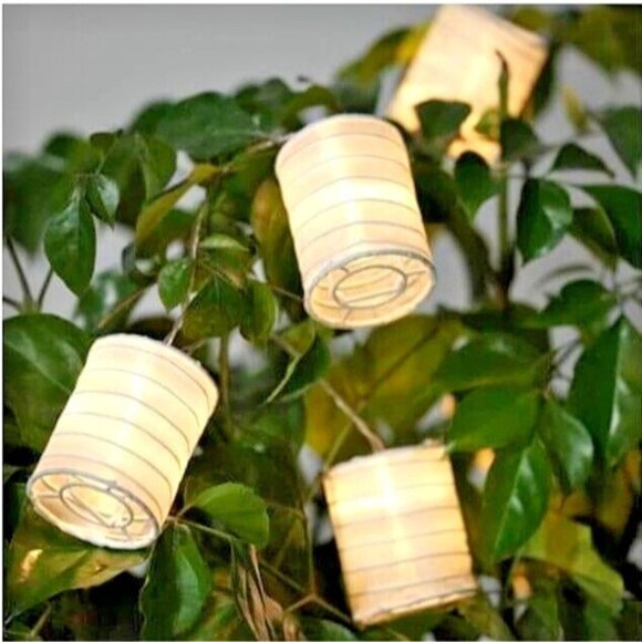 Solvinden IKEA LED String Lamps - Paper Shades-Set of 12 - 903-831-98 - Picture 2 of 7